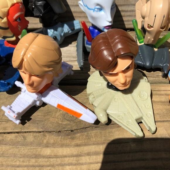 McDonalds Star Wars Clone Wars Bobblehead Toys 2008 Large Lot Collectibles READ - Picture 3 of 12